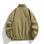Men's lightweight technical utility transition jacket with stand-up collar and multifunction pockets Fashion Glam