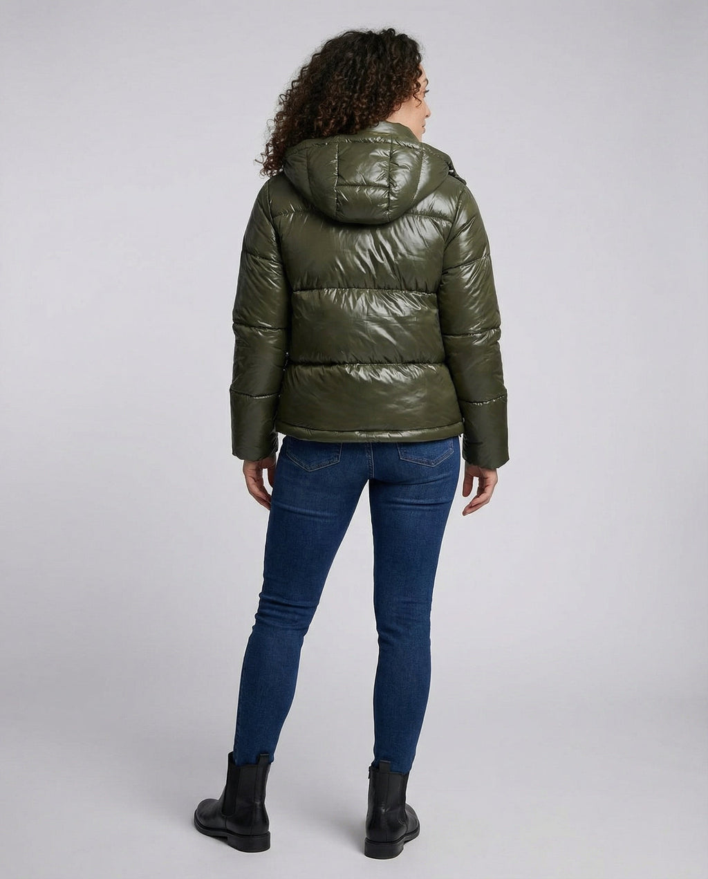 Women Puffy Jacket Hood | Fashion Glam
