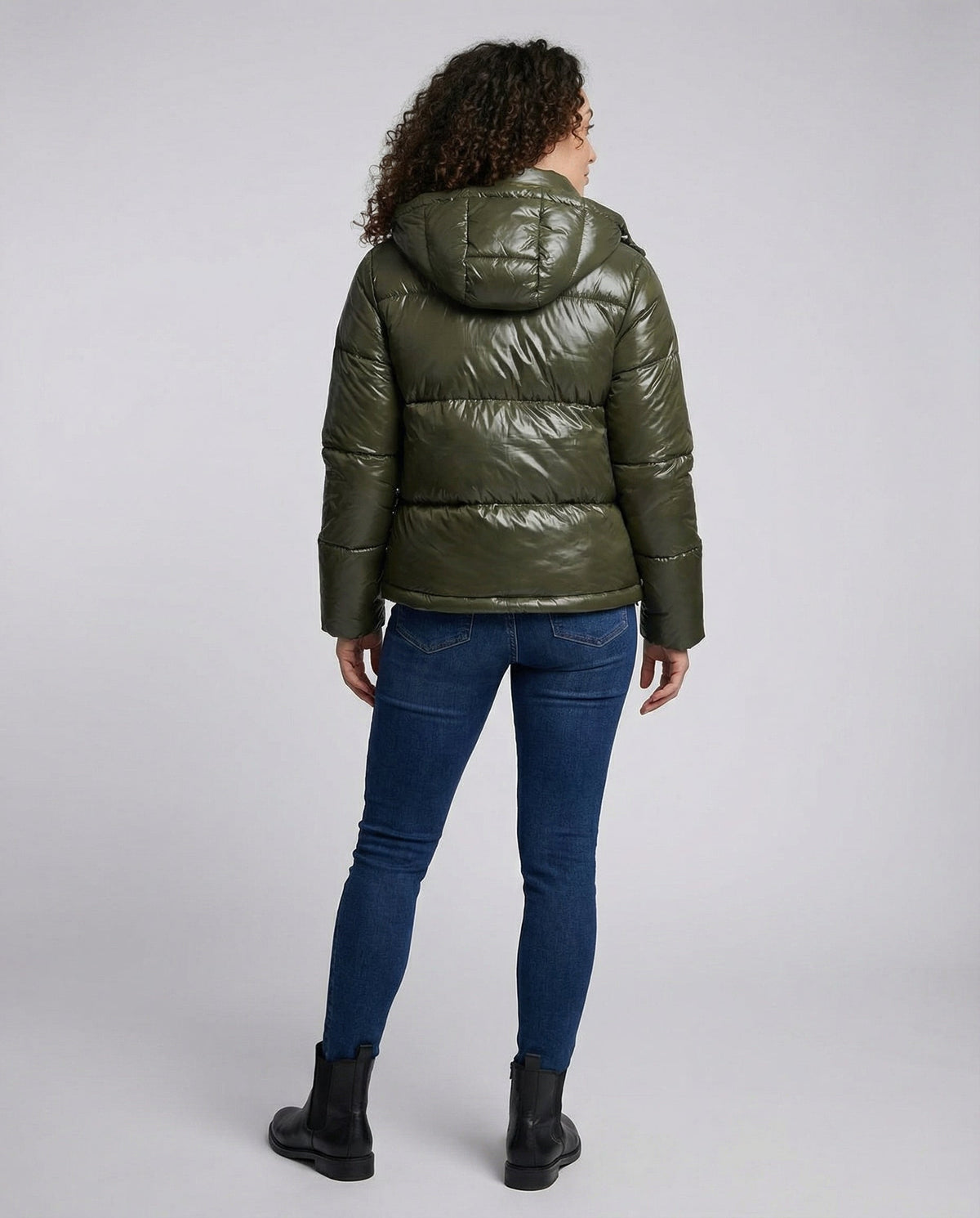 Women Puffy Jacket Hood | Fashion Glam