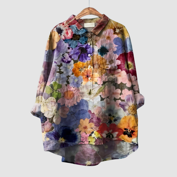 Luna™ Romantic Floral Print Blouse