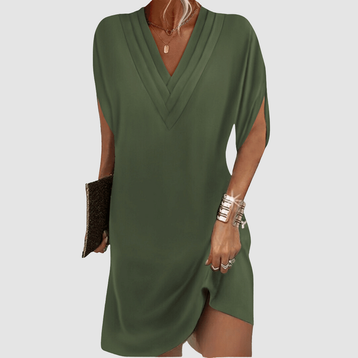 Alysa™ Elegant Half-Sleeve Dress