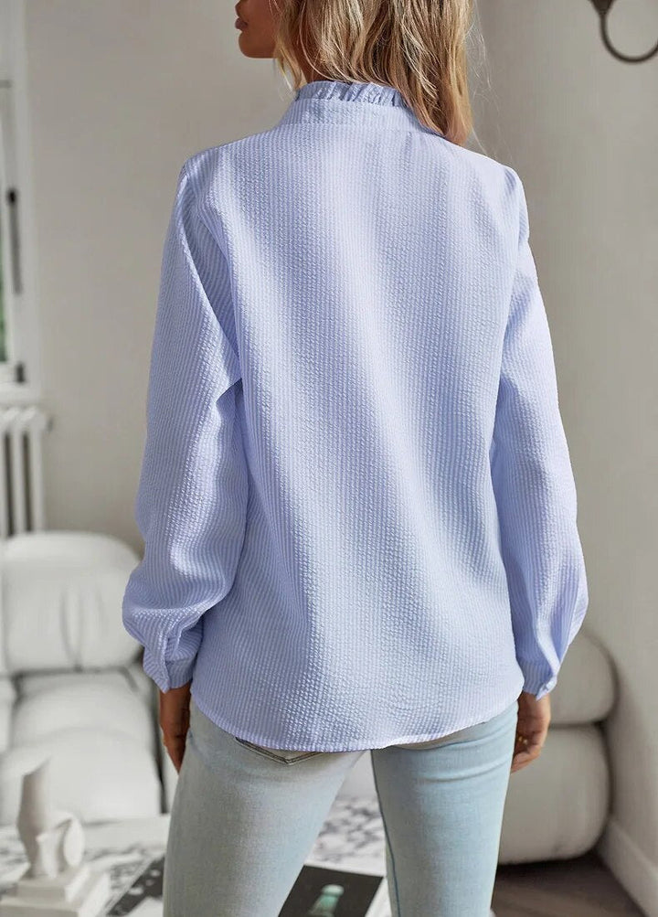 Faelina - Stylish Ruffle Detail Blouse