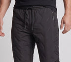 Men's Thermal Outdoor Jogging Pants with Thick Sherpa Lining, Elastic Waistband and Security Zipper Pocket Fashion Glam