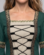 Women's historic fairy tale dress with elegant lacing design Fashion Glam