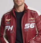 Men's Fashion Faux Leather Jacket with Practical Details Fashion Glam