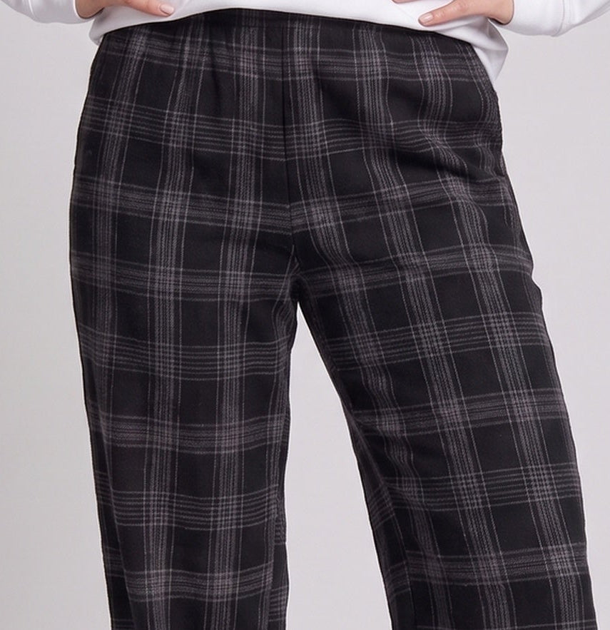 Women’s carrot pants with check pattern Fashion Glam