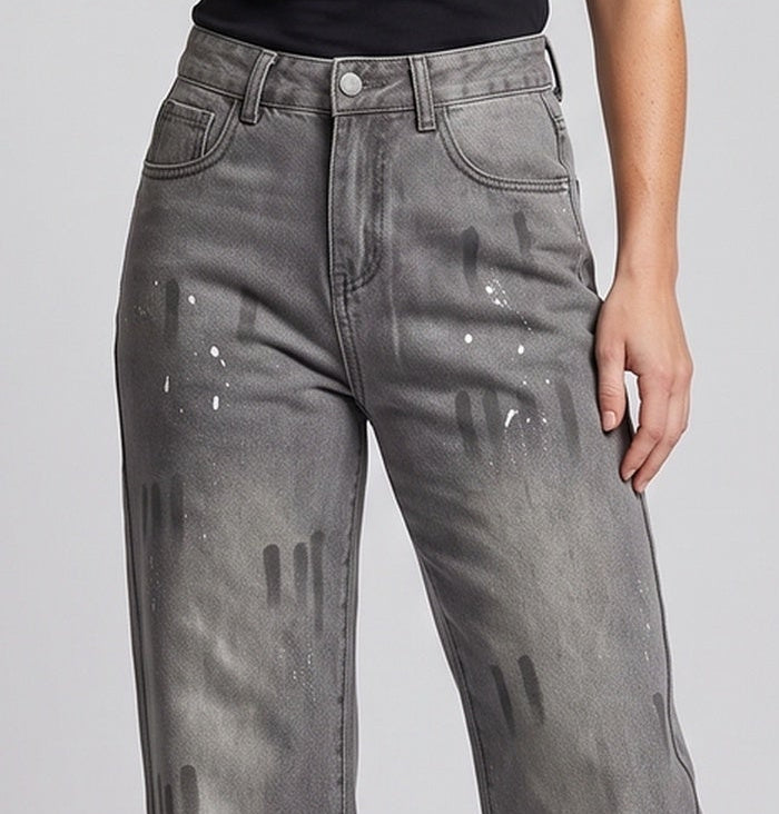 Women Leisure Oversized Jeans Fashion Glam