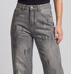 Women Leisure Oversized Jeans Fashion Glam