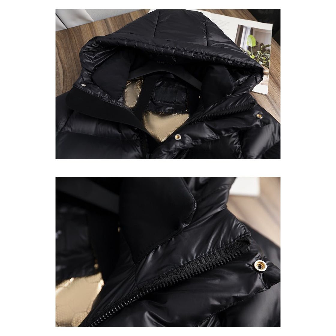 Fashion Glam – Warm Down Winter Jacket, Waterproof & Lined