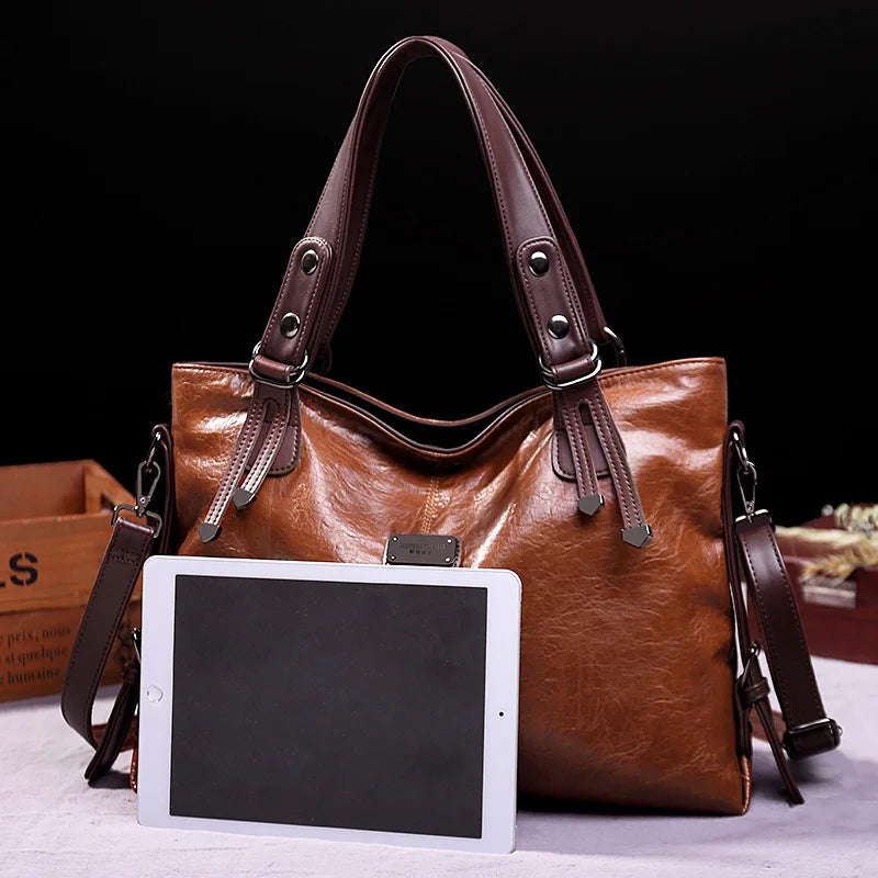 Fashion Glam | Bags made of supple leather with two straps and elegant details