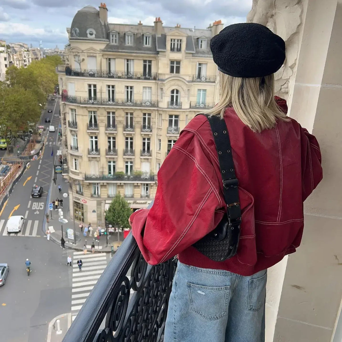 Fashion Glam | Oversized Vegan Leather Jacket - Modern, Stylish & Animal Friendly