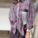 Fashion Glam | Classic Flannel Shirt with Checks Cotton Soft and Stylish