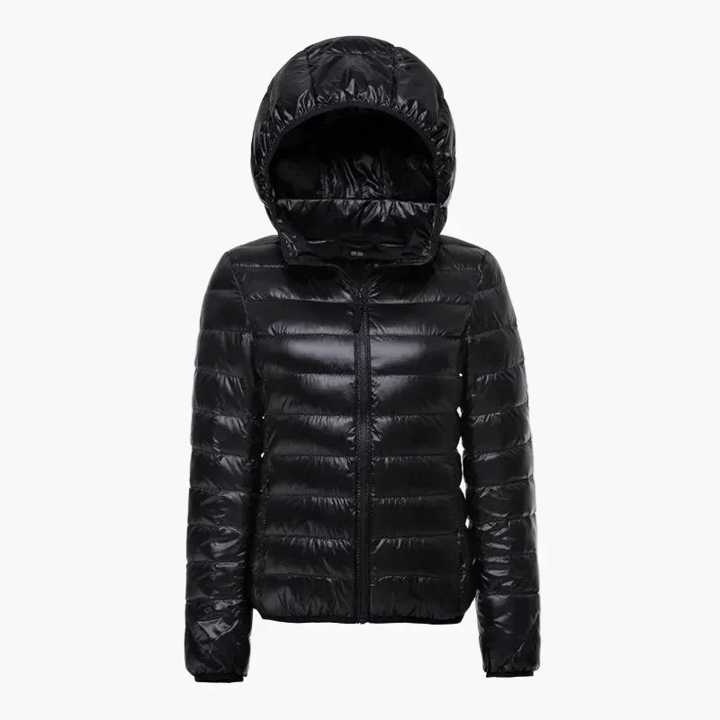 Fashion Glam | Padded jacket with hood - Lightweight transitional jacket for everyday and outdoor