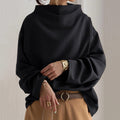 Fashion Glam | Elegant Loose-Fit Turtleneck Blouse