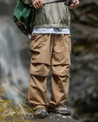 Fashion Glam Men's Cargo Pants with Side Pockets and Loose Fit