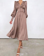 Fashion Glam | Elegant Satin Dresses for Spring and Summer
