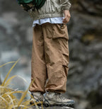 Fashion Glam Men's Cargo Pants with Side Pockets and Loose Fit