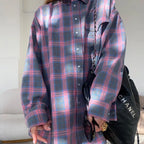 Fashion Glam | Classic Flannel Shirt with Checks Cotton Soft and Stylish