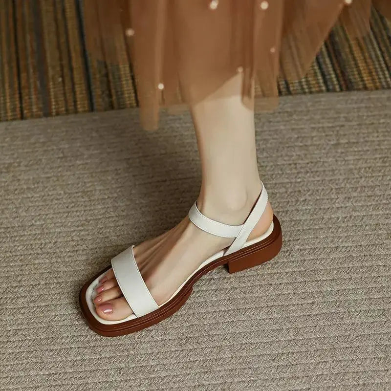 MIRELLE – ELEGANT LEATHER SANDALS