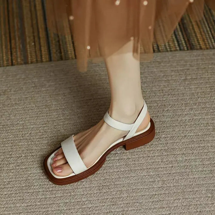 MIRELLE – ELEGANT LEATHER SANDALS