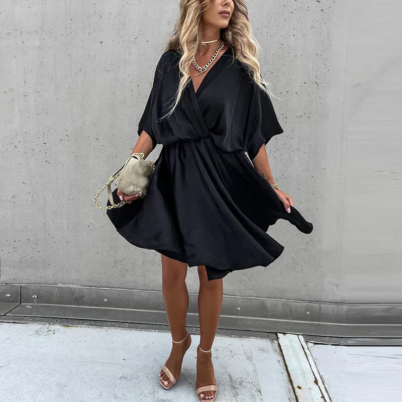 AYASHA – CHIC SUMMER HIGH WAIST MINI DRESS