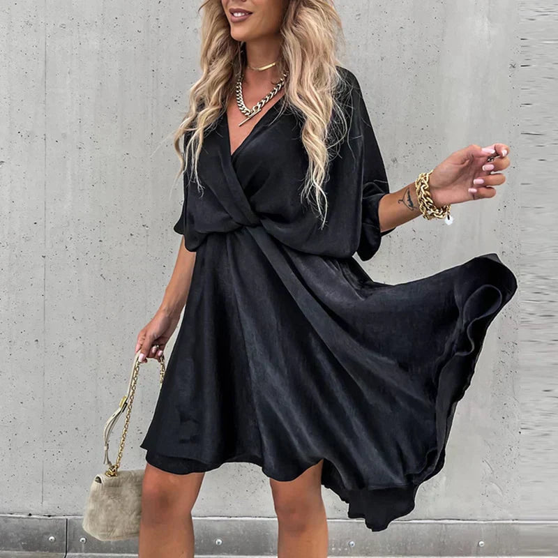 AYASHA – CHIC SUMMER HIGH WAIST MINI DRESS