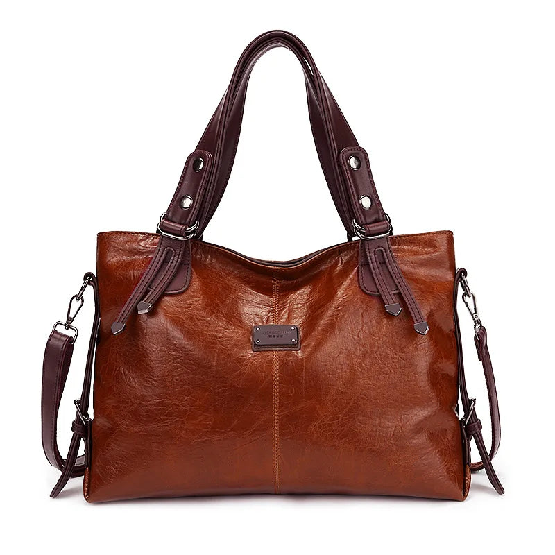 Fashion Glam | Bags made of supple leather with two straps and elegant details