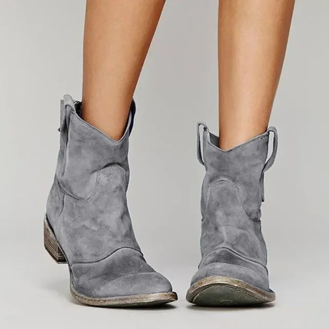 DANICA – WESTERN CHIC ANKLE BOOTS