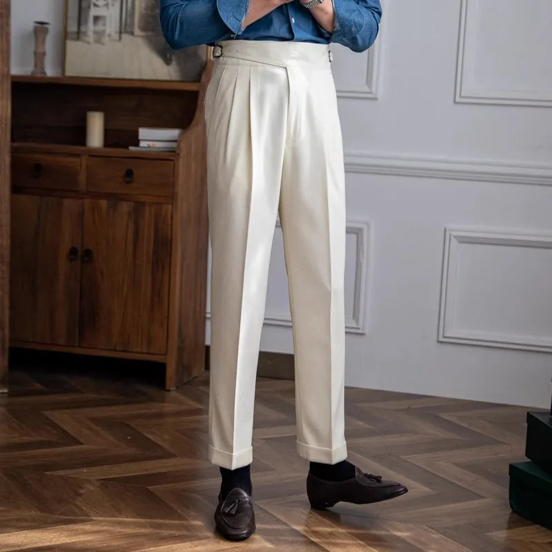 Suit trousers men Italian elegant
