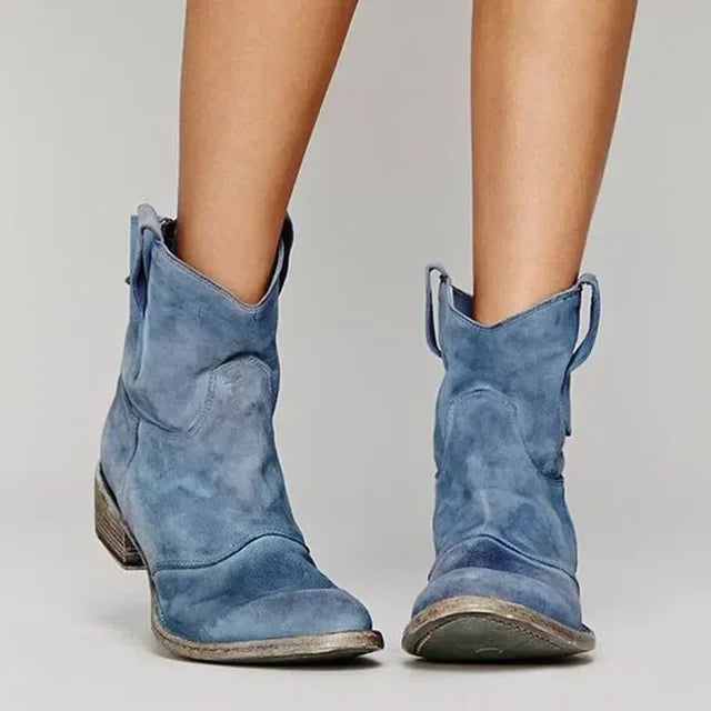 DANICA – WESTERN CHIC ANKLE BOOTS