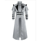 Fashion Glam | Men's Medieval Long Coat Armor in Gothic Style