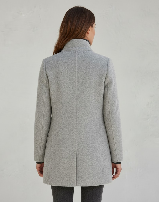 Fashion Glam | Short Coat Modern Elegant Transitional Jacket for Everyday & Work
