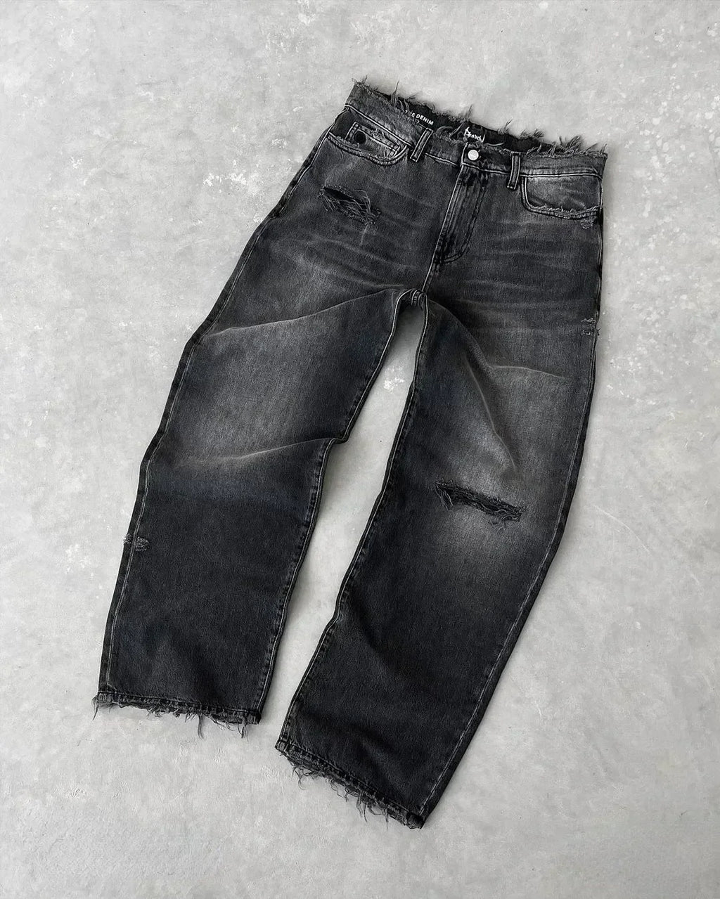 Fashion Glam | American Washed Retro Jeans for Men