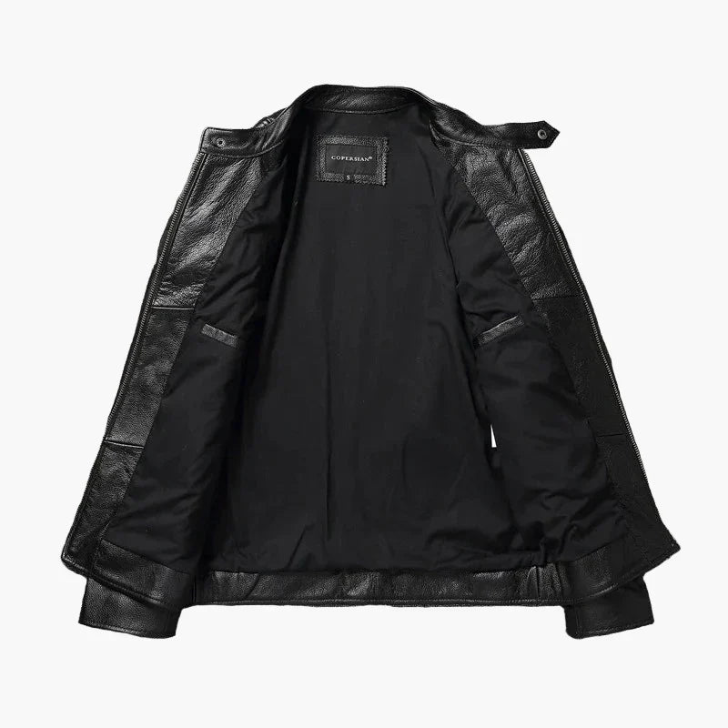 Fashion Glam | Biker jacket in classic moto style - Slim fit fashionable transitional jacket for leisure and everyday use