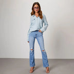 Fashion Glam | Light Denim Shirts