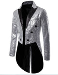 Fashion Glam | Men's Glitter Tailcoat with Sequins for Special Occasions