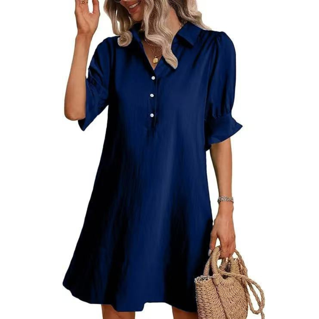 ALETHEA – ELEGANCE BUTTON-DOWN DRESS