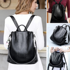 Fashion Glam | Anti-Theft Leather Backpack