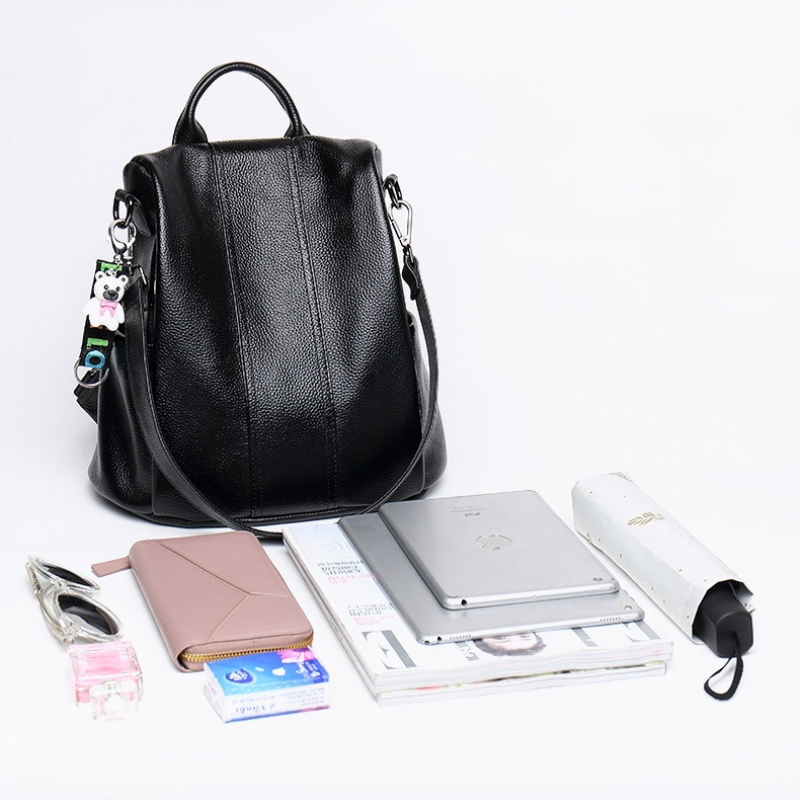 Fashion Glam | Anti-Theft Leather Backpack