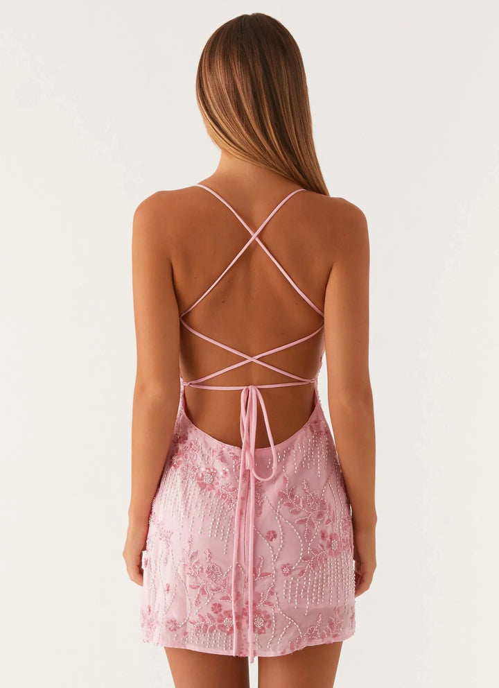 SIENNA – SEQUIN EMBELLISHED MINI DRESS