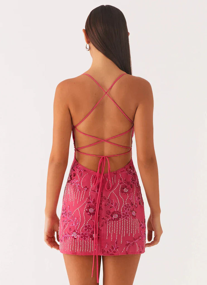 SIENNA – SEQUIN EMBELLISHED MINI DRESS