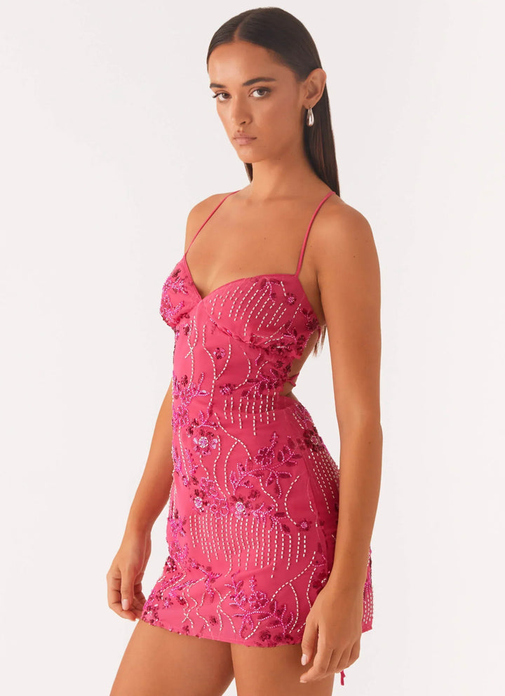 SIENNA – SEQUIN EMBELLISHED MINI DRESS