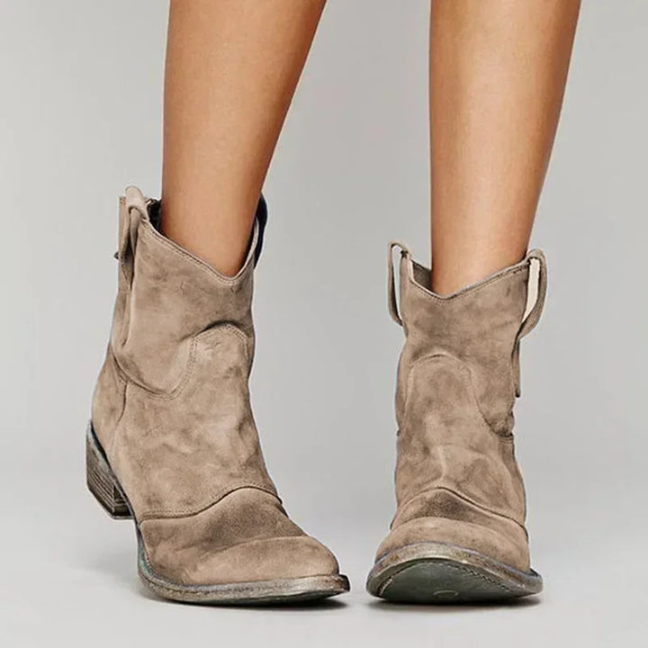 DANICA – WESTERN CHIC ANKLE BOOTS