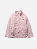 Fashion Glam | 2 in 1 Heart Print Fleece Jacket Reversible Jackets