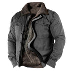 Fashion Glam | Warm Winter Jacket With Fur Lining For Men
