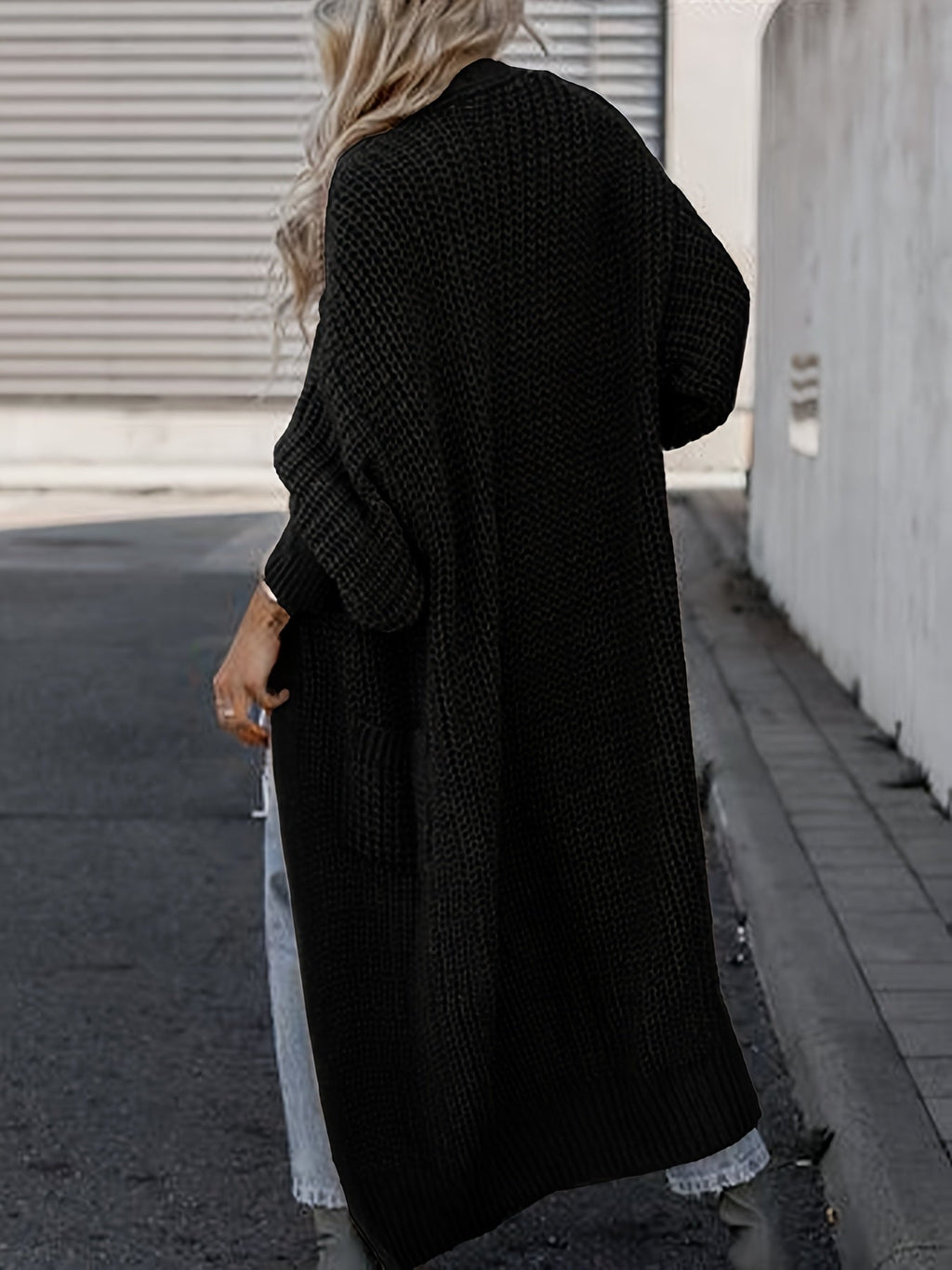 Fashion Glam | Wool knitted cardigan with pockets for women - Perfect for everyday use
