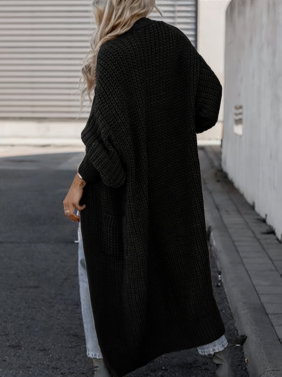 Fashion Glam | Wool knitted cardigan with pockets for women - Perfect for everyday use