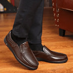 Men Genuine Leather Slip-on Shoes Fashion Glam