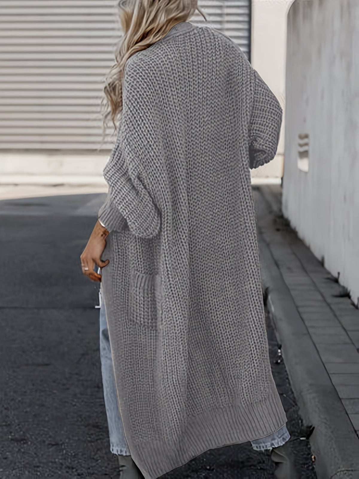 Fashion Glam | Wool knitted cardigan with pockets for women - Perfect for everyday use