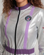 Women's futuristic space suit with shimmering accents Fashion Glam